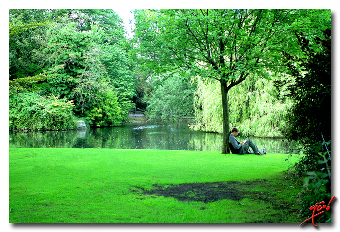 St. Stephan's Green in Dublin, Ireland