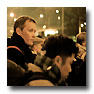 Australian backpackers at Prague's main train station