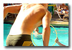 Anthony & Dan in the pool @ The LVBP!