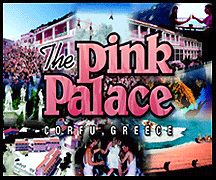 The Pink Palace.  Corfu, Greece